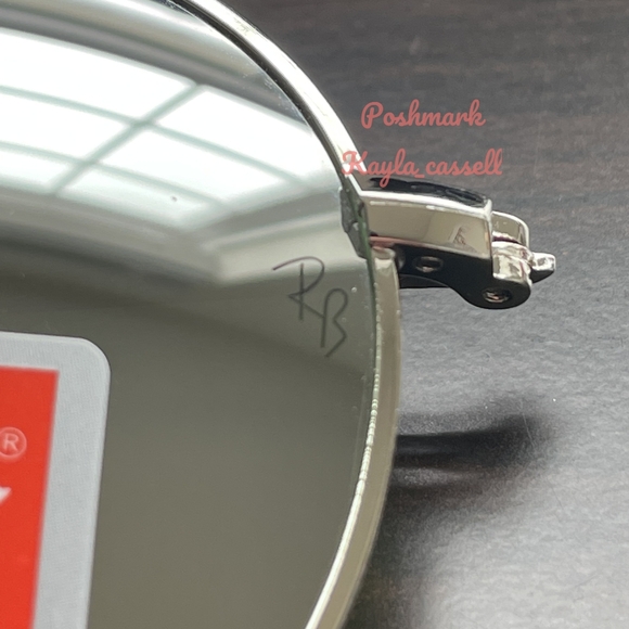 RayBan Round Metal Silver Flash Lenses RB3447 Silver Frame New - Picture 8 of 17